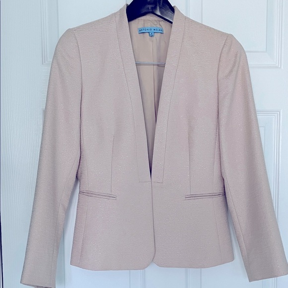 ANTONIO MELANI Jackets & Blazers - ANTONIO MELANI Women's Blush Blazer